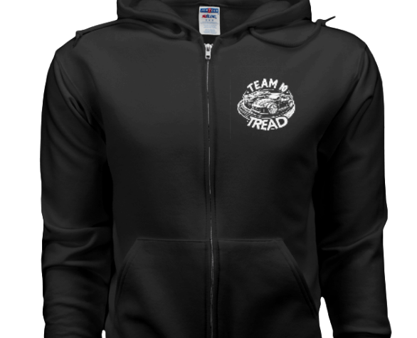 Team No Tread "Logo" Drift Full-zip Hoodie